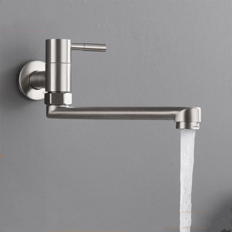 SUS304 stainless steel kitchen faucet, with a simple and modern design, ideal for cold water