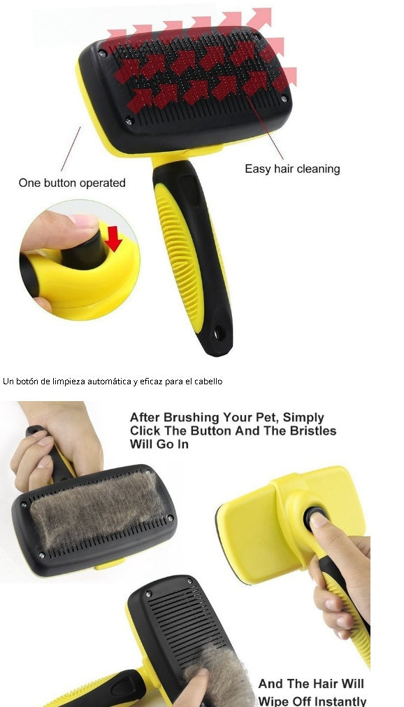 Perfect pet grooming brush for all hair types.