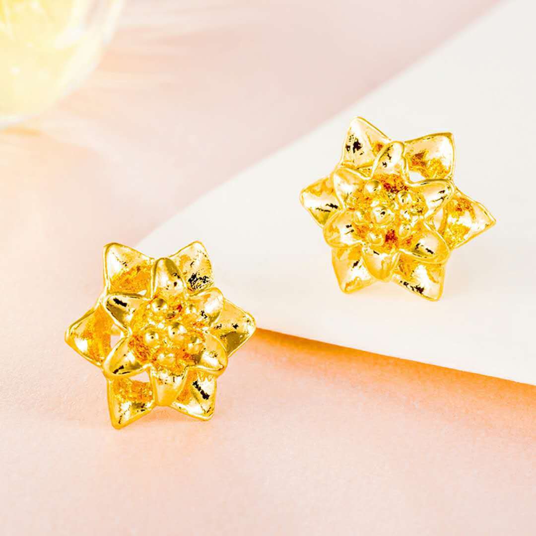 Add Shine with 24K Gold Plated Earrings – Euro Gold Jewelry