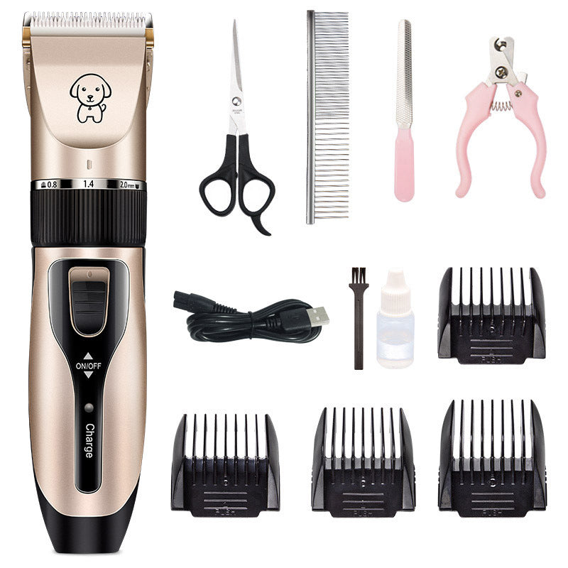 Quiet and vibration-free pet hair trimmer.