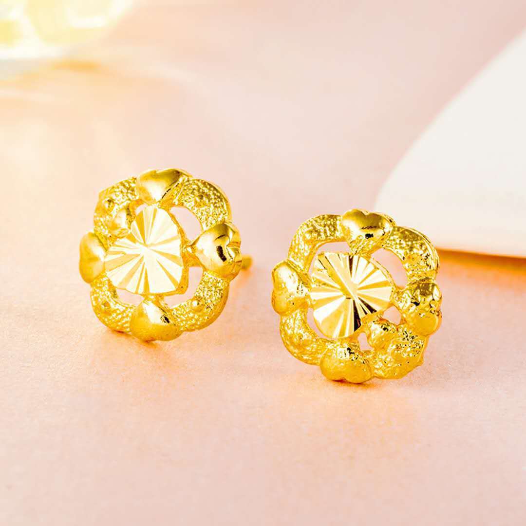 Elegant 24K Gold Plated Earrings for a Timeless Look