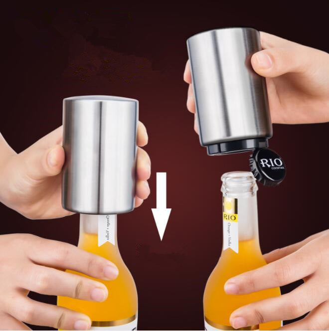 Stainless Steel Beer Bottle Opener Press Bottle Opener Ideas