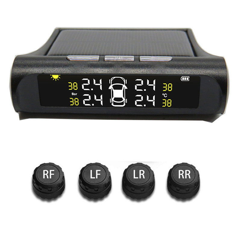 Solar Wireless Tire Pressure Monitor TPMS Tire Pressure Monitoring System