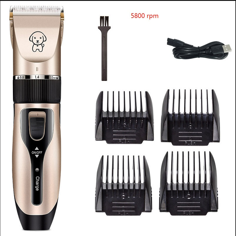 Pet hair trimmer with vibration-free motor.