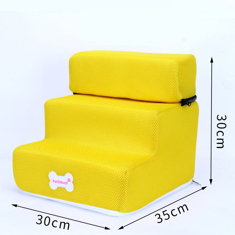 Dog Stairs – Sponge Steps, Customizable for Sofa Various colors and sizes, easy to adjust.