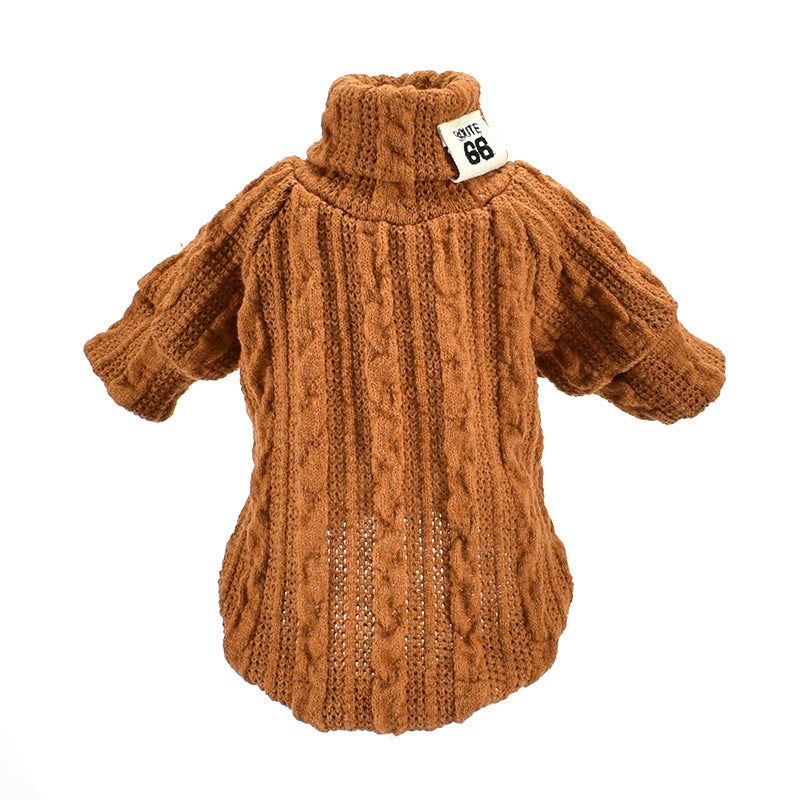 Turtleneck Dog Sweater – Warm Clothes for Chihuahua and Teddy