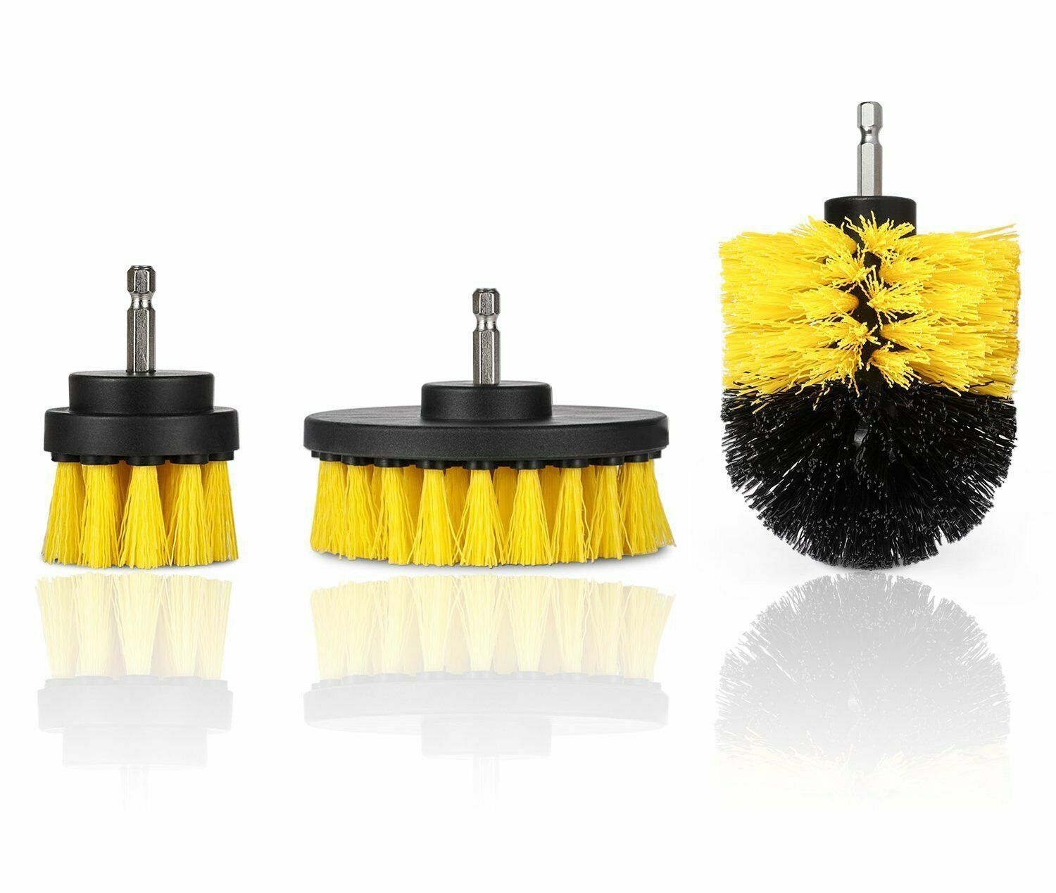 Drill Brush Set Power Scrubber Brushes for Car Wash Cleaning Carpet Tile Grout