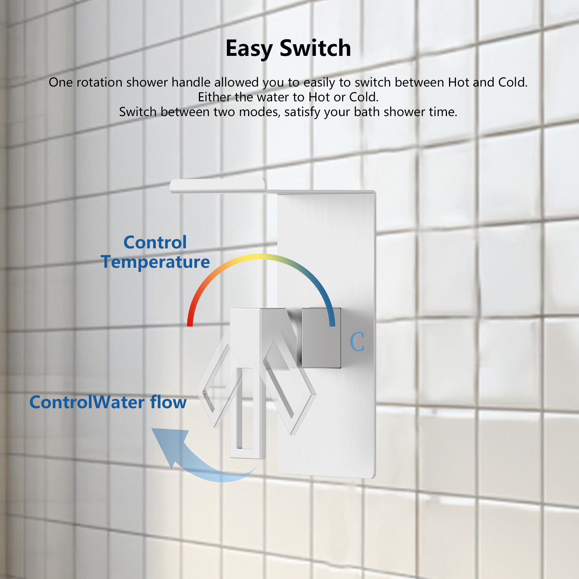 Shower Faucet With Storage Shelves