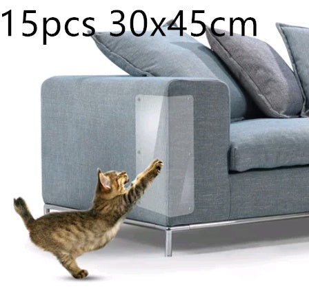 Safe adhesive film to protect delicate sofas.