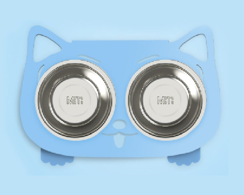 The pet bowl’s design ensures your furry friend enjoys every meal