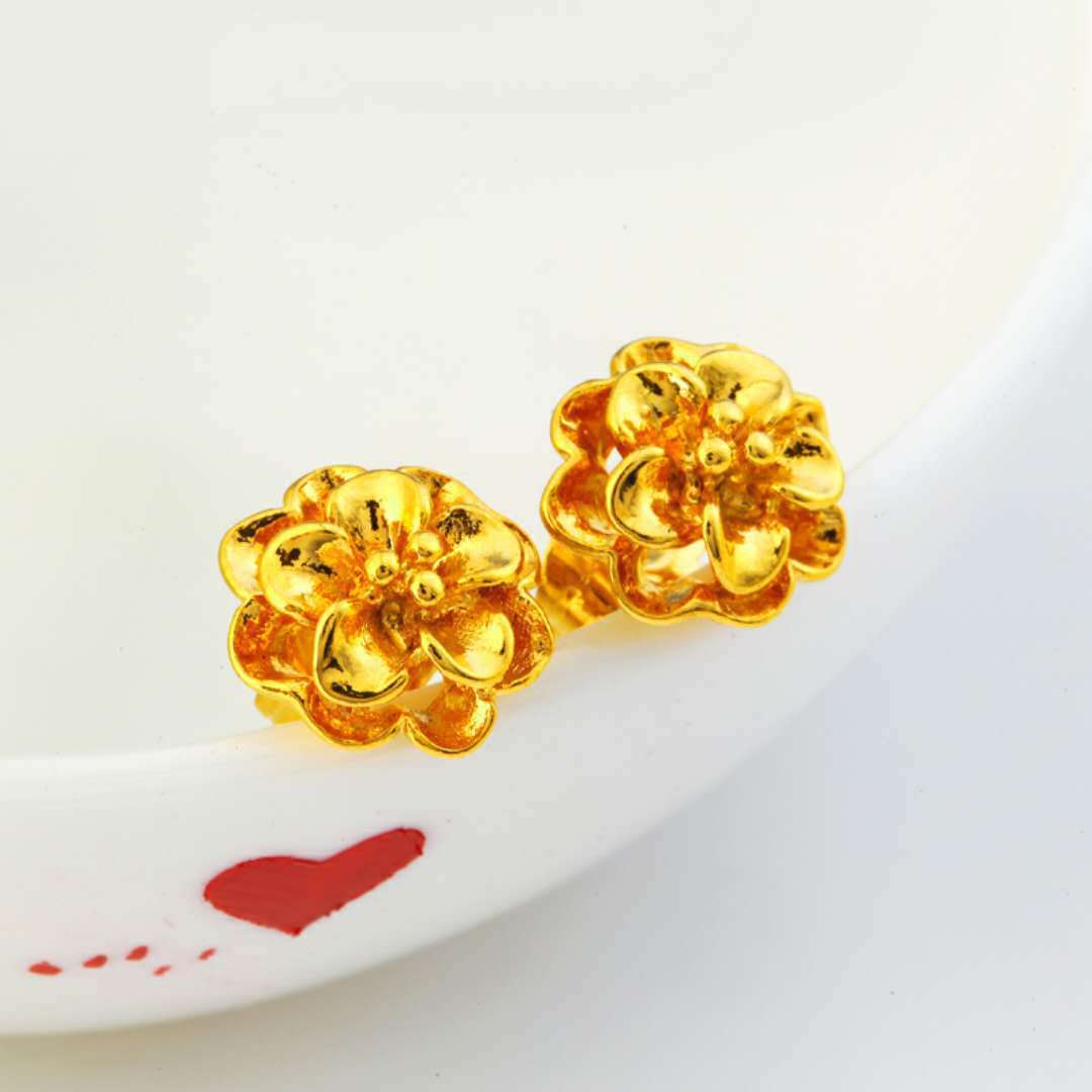 Discover Timeless Elegance with 24K Gold Plated Earrings