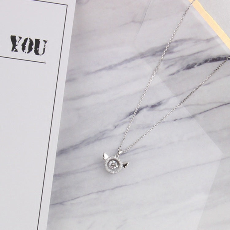 Electroplated 925 silver necklace ensures lasting shine and quality