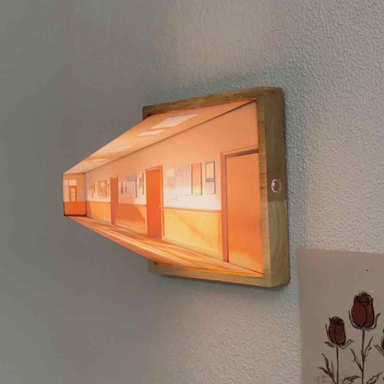 Creative night light with 3D effect, perfect for transforming any environment with artistic style