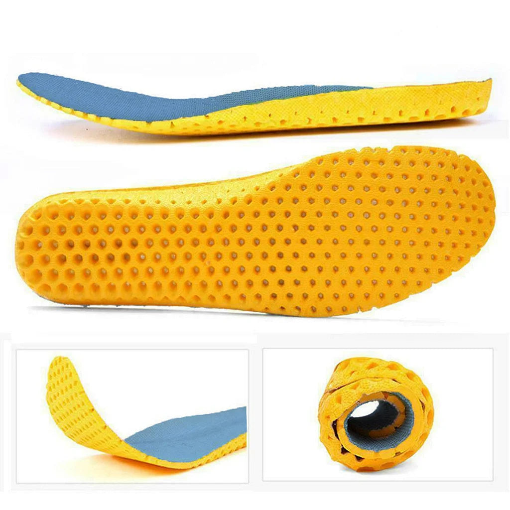 Pair of Anatomical Orthopedic Insoles – Breathable Memory Foam for Ultimate Comfort & Support