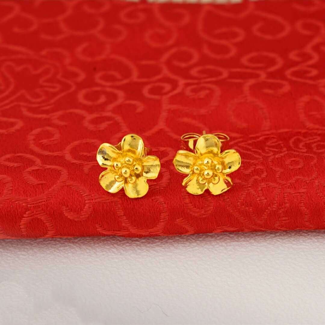 Stylish 24K Gold Earrings – Euro Jewelry at Its Best