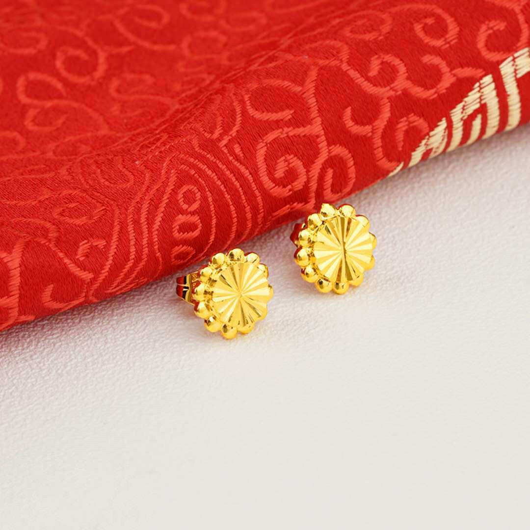 New Popular Euro Gold Jewelry – 24K Gold Plated Earrings