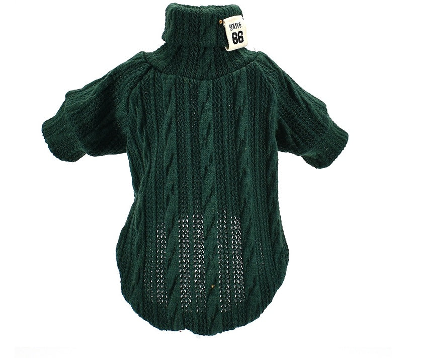 Turtleneck Dog Sweater – Warm Clothes for Chihuahua and Teddy