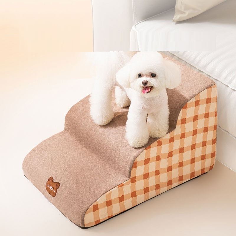 Removable ladder for small dogs, comfortable and practical.