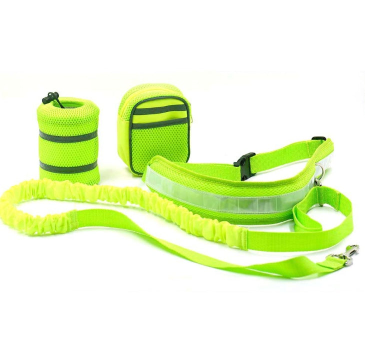 Helps maintain control of your dog while providing freedom of movement during exercise