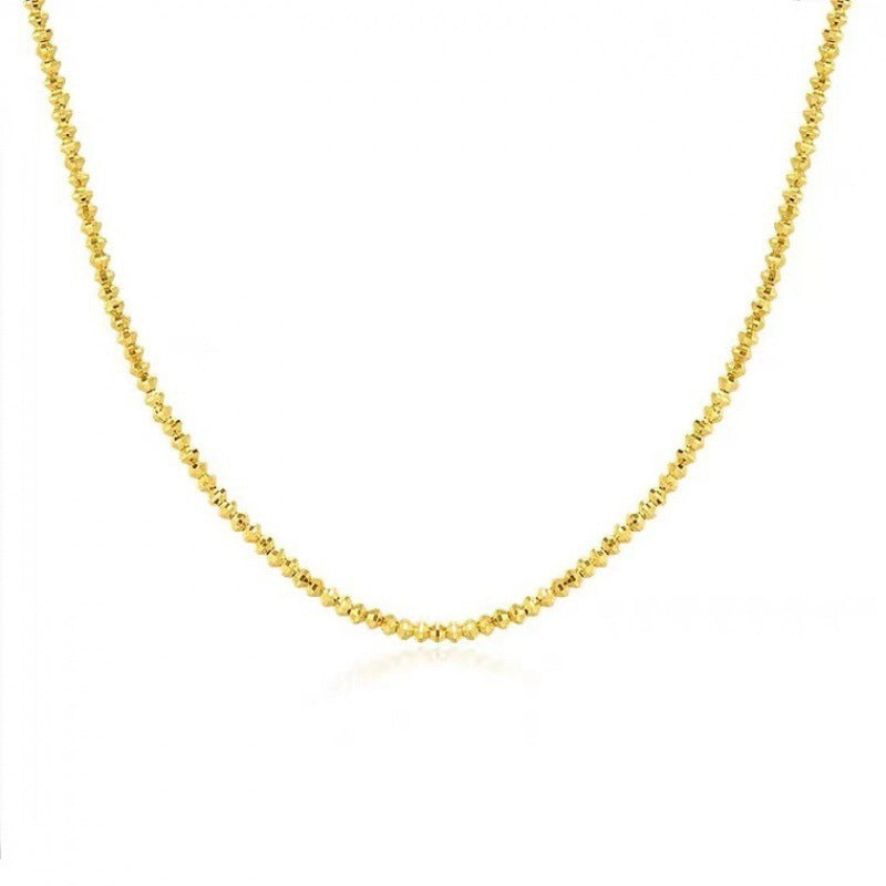 18K Gold au750 necklace, ideal for elegant looks