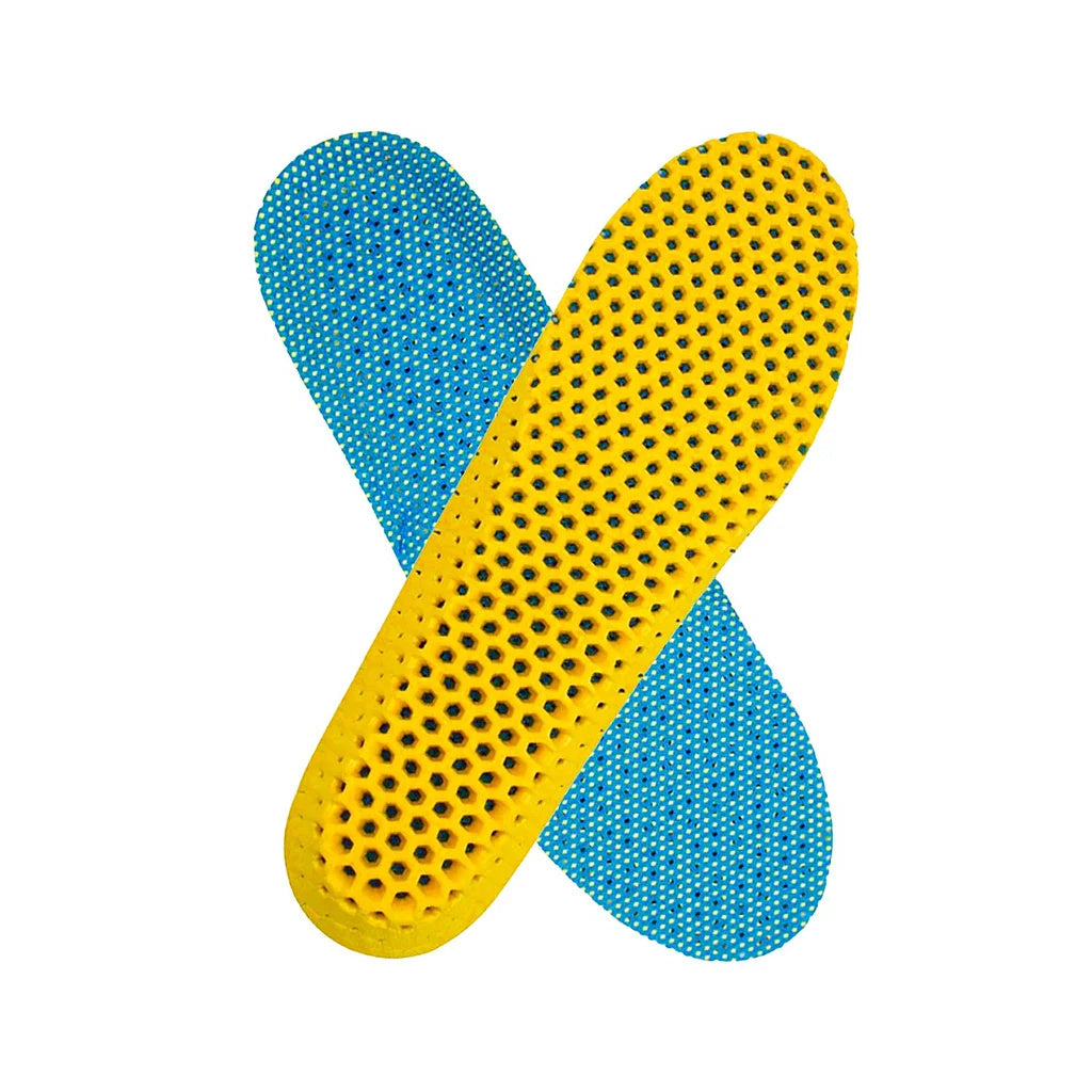 Pair of Anatomical Orthopedic Insoles – Breathable Memory Foam for Ultimate Comfort & Support