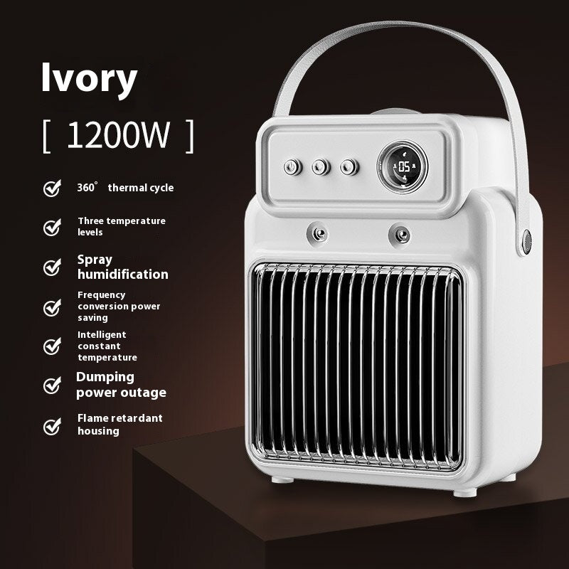 2-in-1 space heater: comfort and safety with humidification