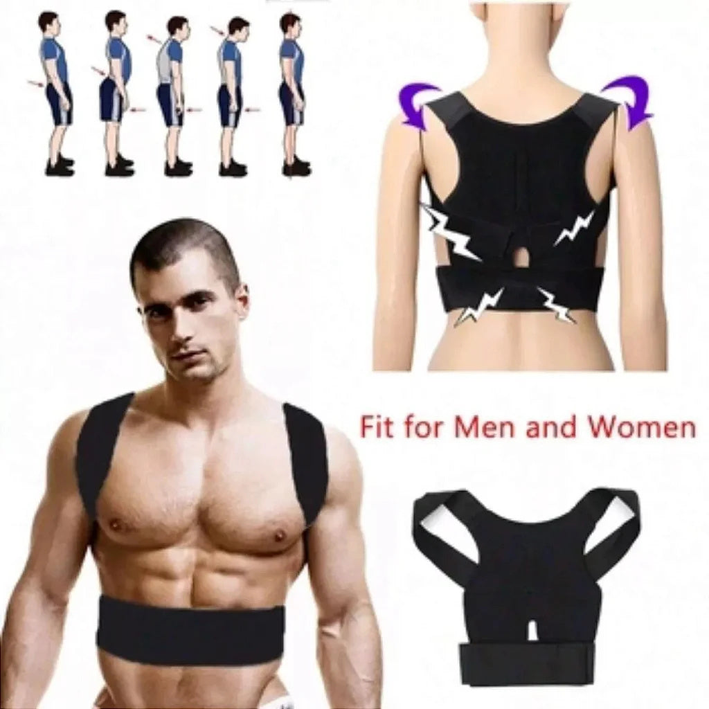 Postural Corrector Strap Magnetic Vest Unisex Lumbar Pain