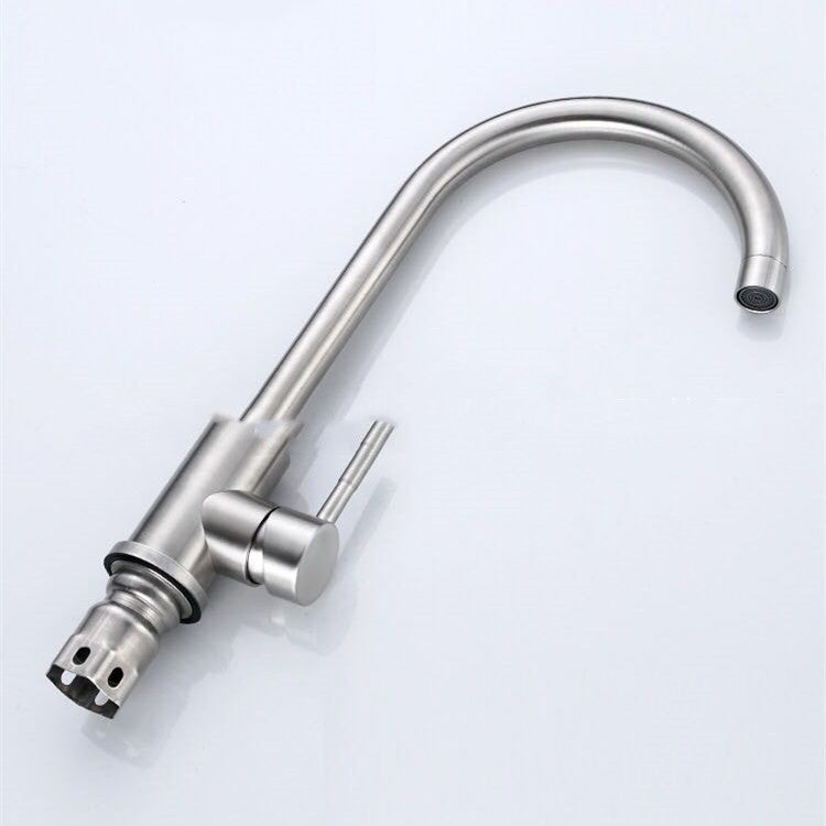 304 stainless steel faucet, with three-way tee for functional use