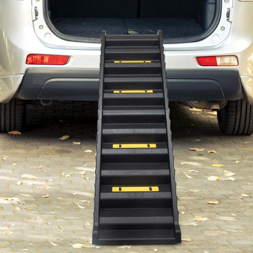 Foldable Pet Stairs with Non-Slip Mat for Car and SUV