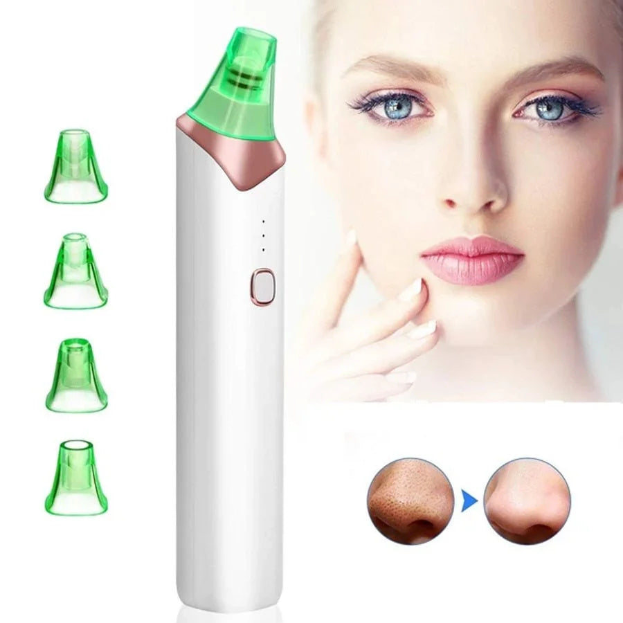 Machine Vacuum Suction Removes Clove And Acne Blackhead