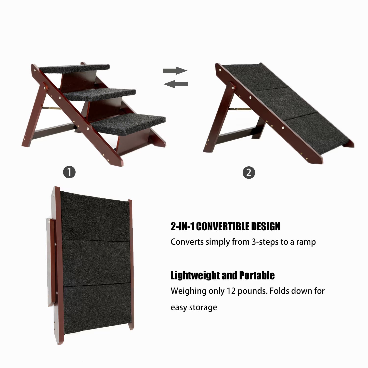 Wooden structure, portable and resistant.