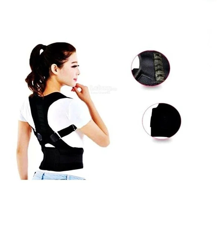 Postural Corrector Strap Magnetic Vest Unisex Lumbar Pain