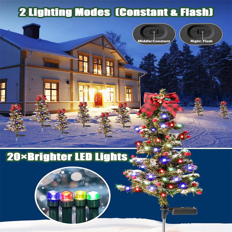 Waterproof Christmas decor, durable for outdoor use.