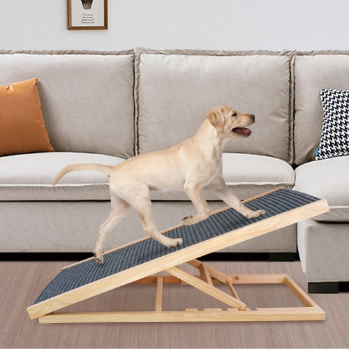 Non-slip ramp ideal for small dogs.