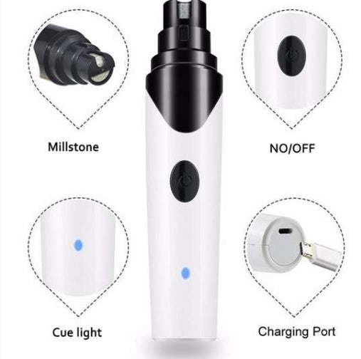 Electric and quiet pet nail trimmer.