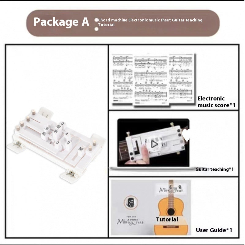 Guitar Auxiliary Chord Practice Automatic String Pressing Utensil