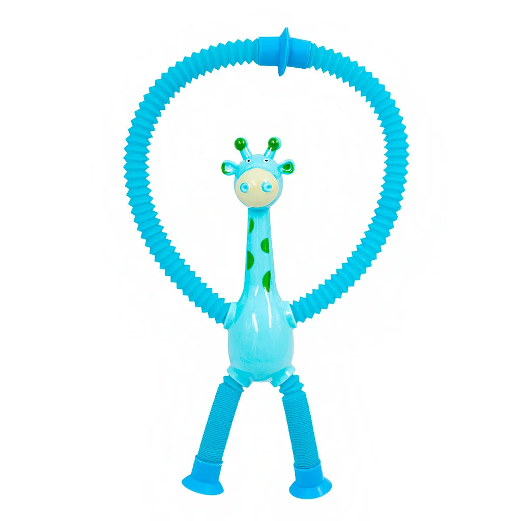 Girafa Tubo Led Estica Puxa Gruda Brinquedo Infantil