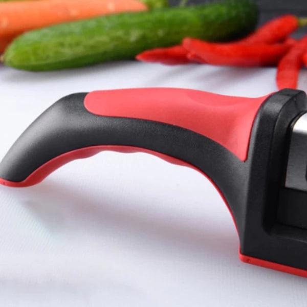 Don't let dull knives slow you down. Order your 3-in-1 sharpener now!