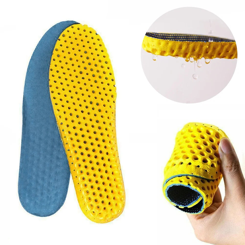 Pair of Anatomical Orthopedic Insoles – Breathable Memory Foam for Ultimate Comfort & Support