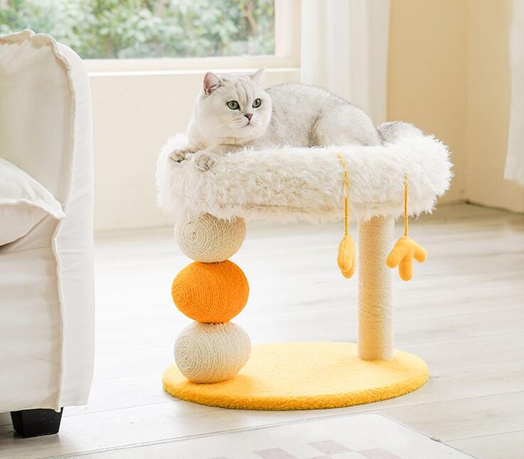 Multifunctional Cat Jumping Platform Climbing Frame No Crumbs