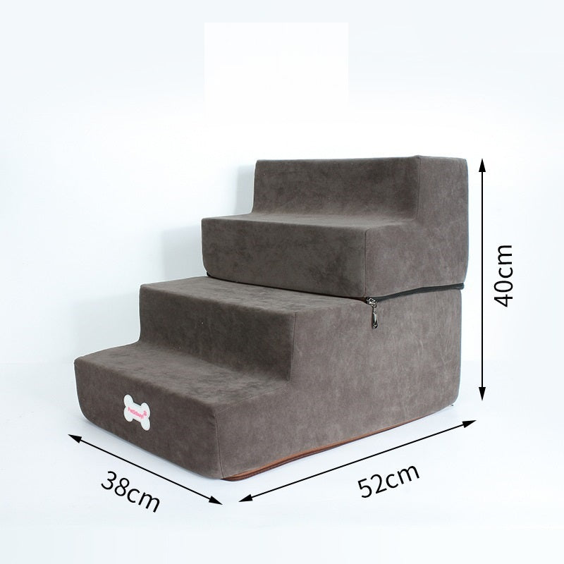 Dog Stairs – Sponge Steps, Customizable for Sofa Various colors and sizes, easy to adjust.