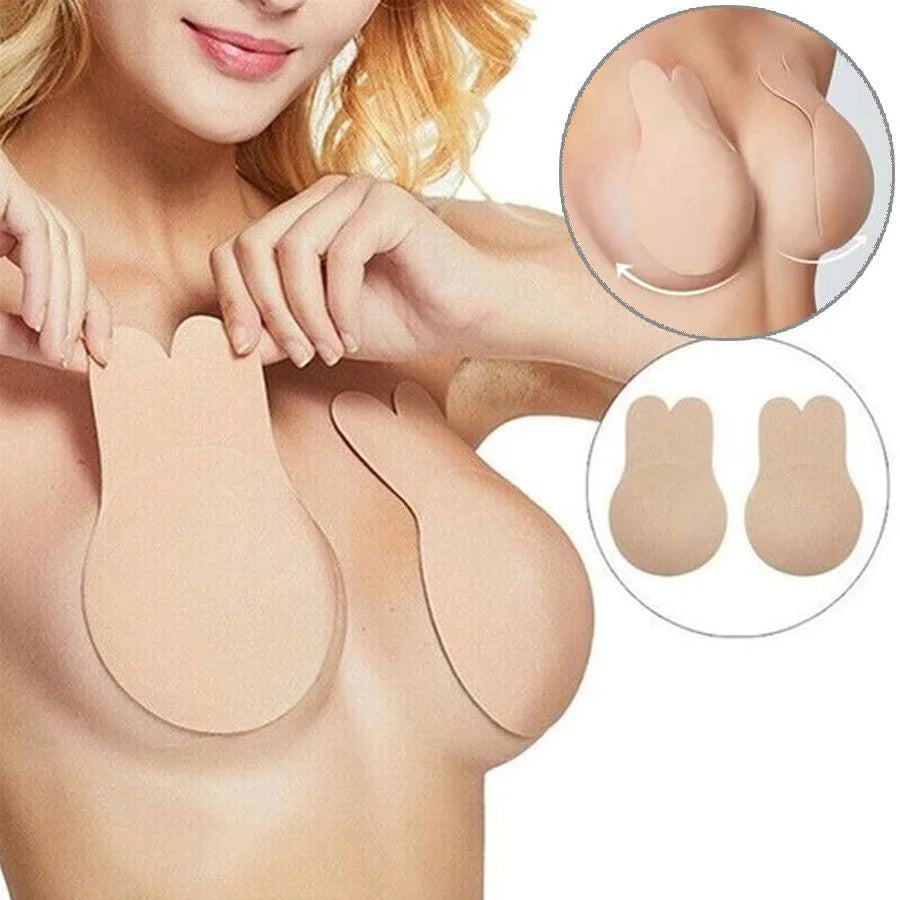 Breast shaping sticker with lifting effect and rabbit ear