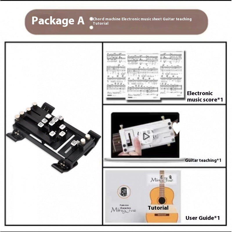 Guitar Auxiliary Chord Practice Automatic String Pressing Utensil