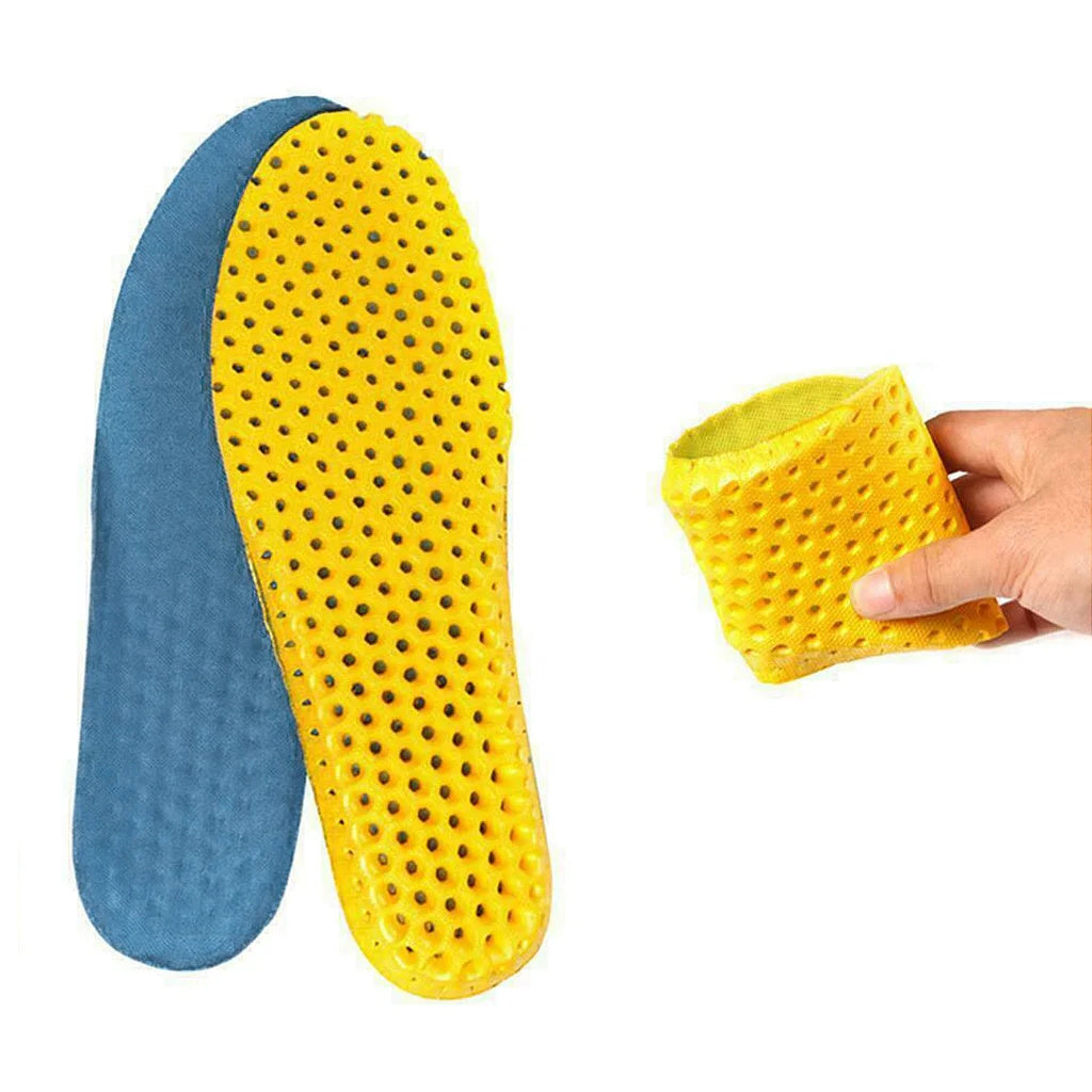 Pair of Anatomical Orthopedic Insoles – Breathable Memory Foam for Ultimate Comfort & Support